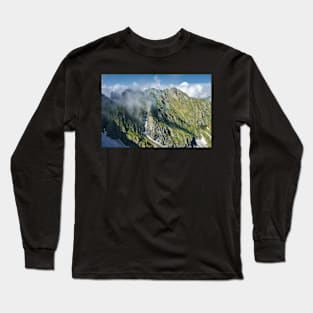 Mountain peaks in the spring Long Sleeve T-Shirt